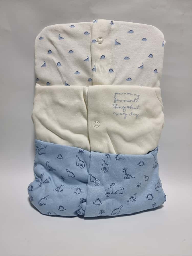 George UK Dino Print Sleepsuits Pack Of 3 - George UK