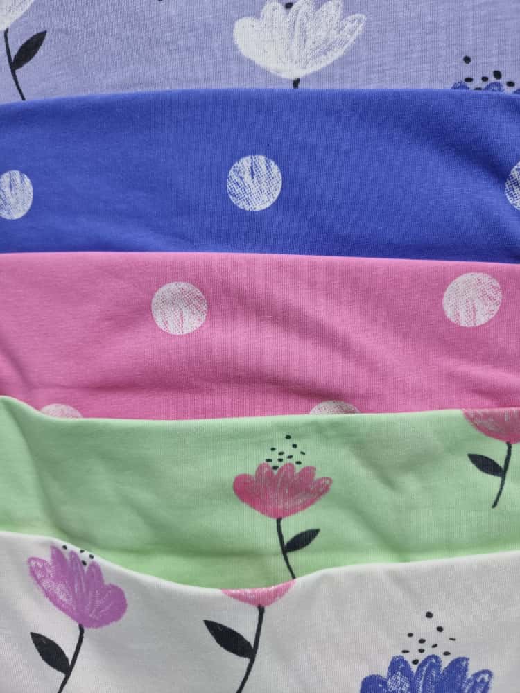 Floral Spot Pyjamas with Shorts 5 Pack Set George UK