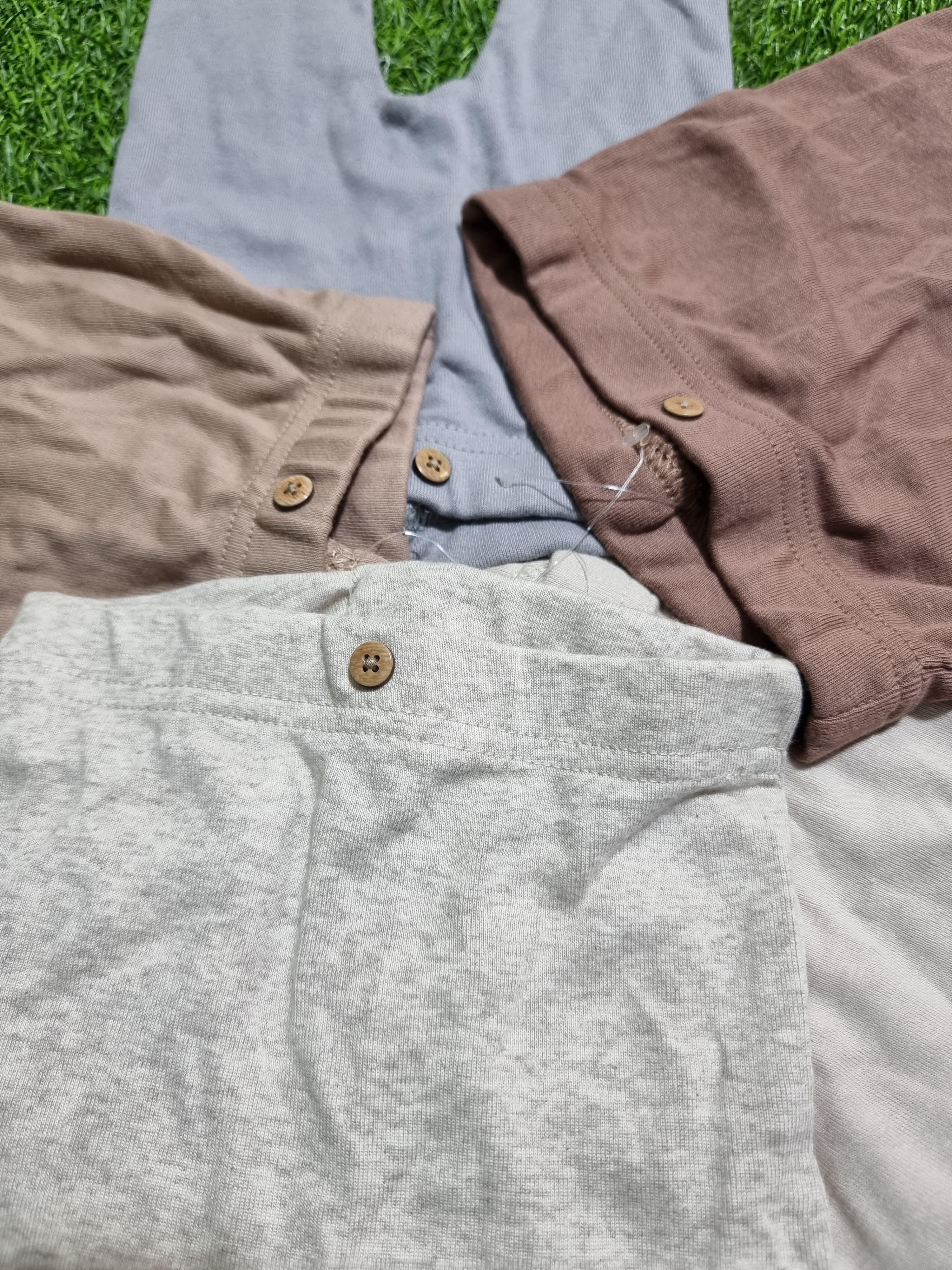 George Solid Colored 5 Bottoms Set - 0-3 Months