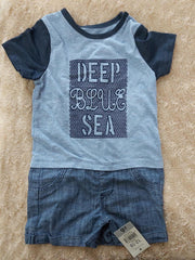 George Uk Blue Sea Dress