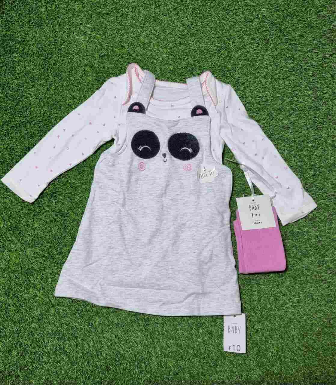 George UK Cute Panda Set 12-18 Months