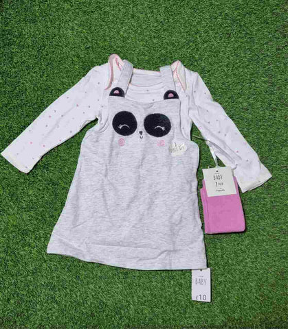 George UK Cute Panda Set 12-18 Months