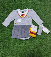 Harry Potter Style Dress With Leggings - George UK ,9-12 Months