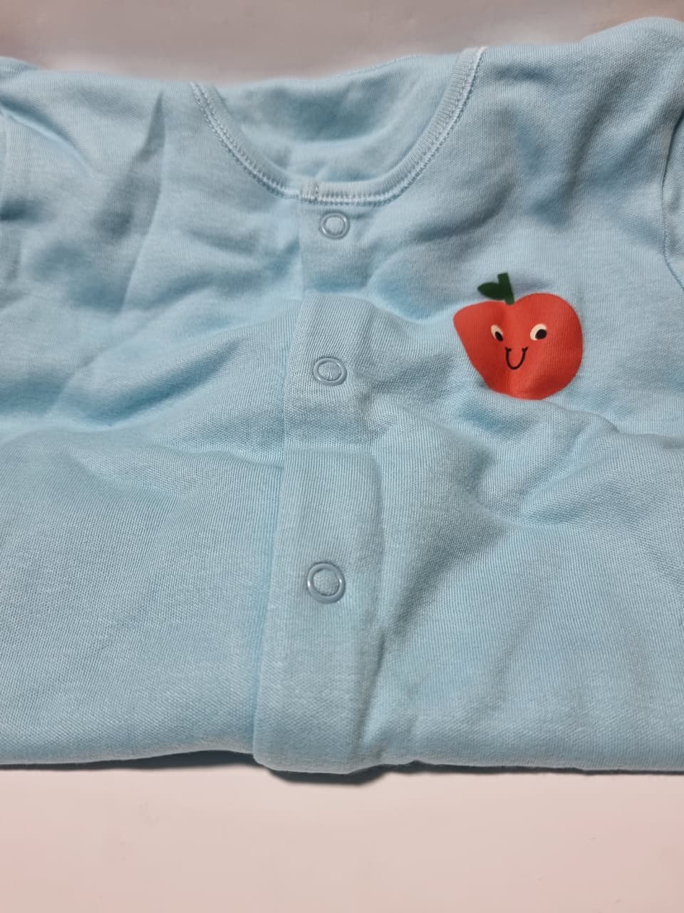 Blue Striped Cute Cartoon Short Rompers 3 Pack