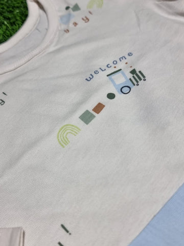 George Dino Animals Printed 3 Shirts Set