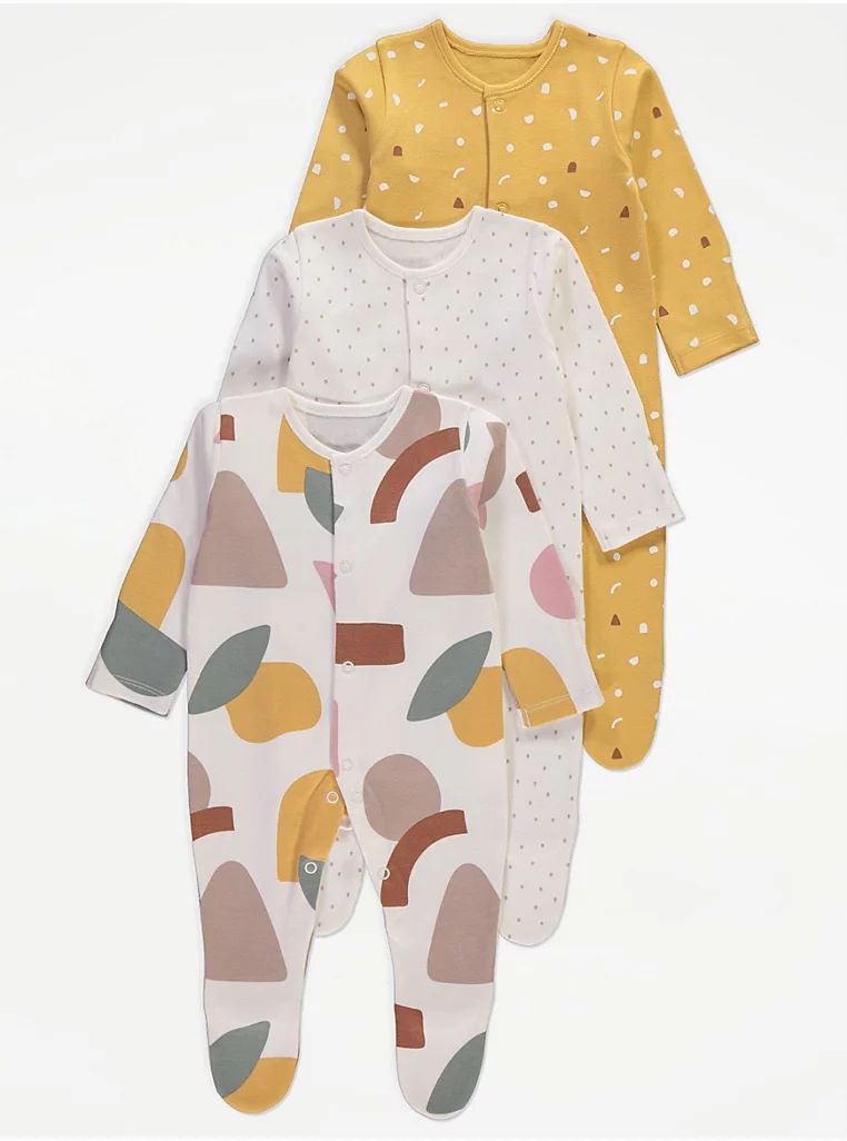 Cool Cute Kind Sleepsuits 3 Pack