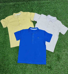 George Polo Solid Colors 3 Shirts Set 18-24 months