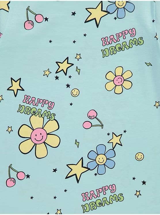 Floral Print Sunshine Pyjamas 2 Packs Set