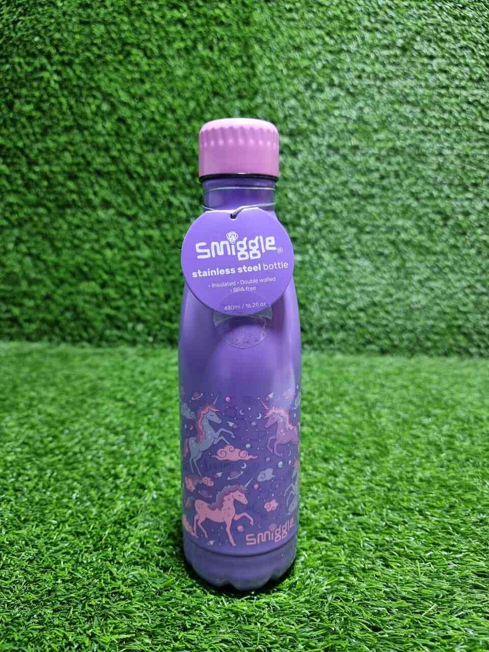 Unicorn Purple Stainless Steel Bottle Smiggle