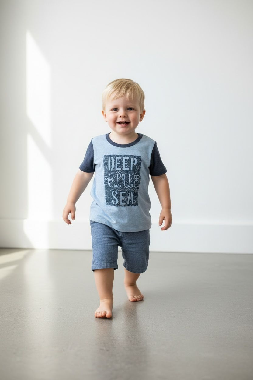 George Uk Blue Sea Dress