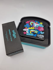 Smiggle Black Unicorn Lunch Box