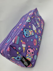 Smiggle Girls' Purple Multi Compartment Pencil Case