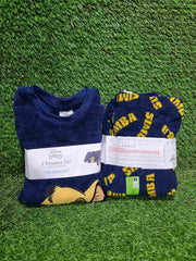 Disney The Lion King Baby Boy Navy Fleece Pyjama Set