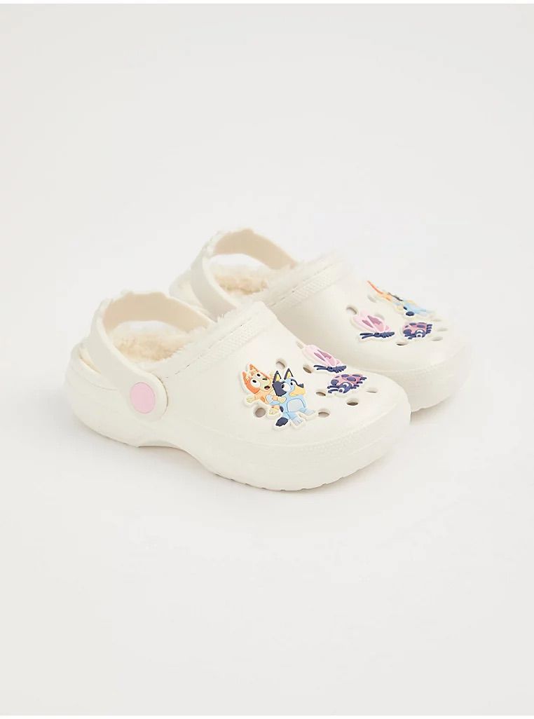 George at ASDA Kids Bluey Fleece Lined Clogs