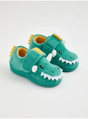 George UK Green 3D Dinosaur Spike Cupsole Slippers