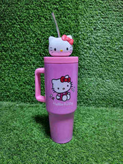 Smiggle Hello Kitty Stainless Steel Straw Tumbler