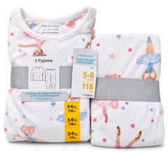Primark Kids Ballerina Fleece Pyjama Set for Girls