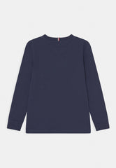 Tommy Hilfiger Boys Navy Blue Graphic Long Sleeve T-Shirt