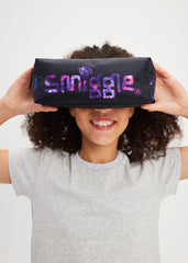 Smiggle UK Galaxy Print Double Zip Kids Pencil Case