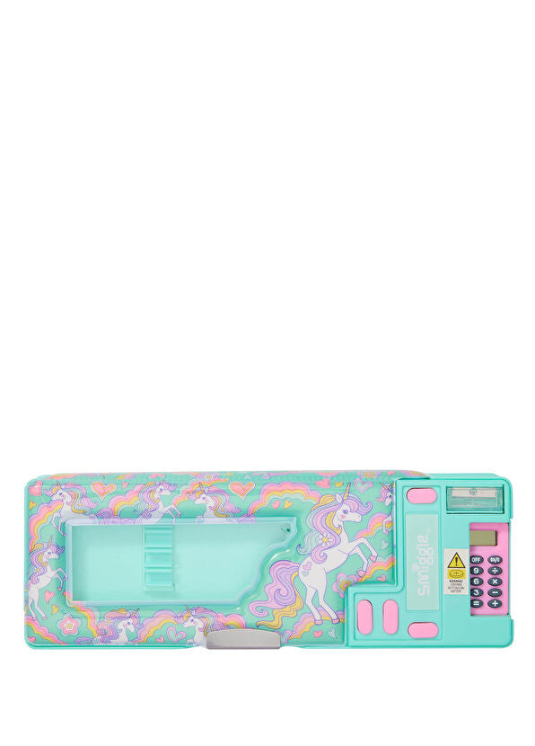 Smiggle Unicorn Blue Geometry