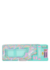 Smiggle Unicorn Blue Geometry