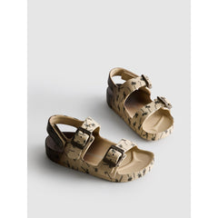 Primark Kids Palm Tree Printed Buckle Sandals